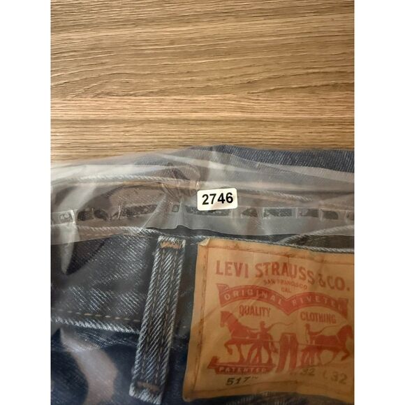 Levi's 517 Bootcut Blue Denim Jeans Men's 32X32 (32X31) Cowboy Western - Picture 12 of 12